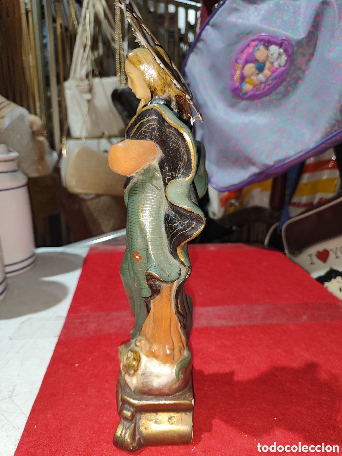 Antig&uuml;edades: Antigua Inmaculada Concepci&oacute;n de escayola - Foto 3