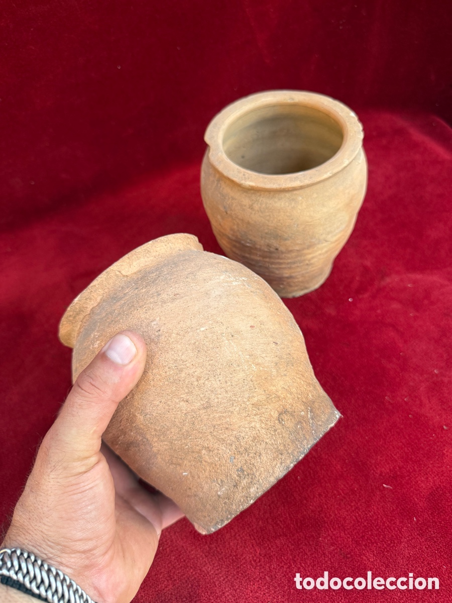 Antig&uuml;edades: Lote de dos antiguos cadufs para pescar pulpo!
