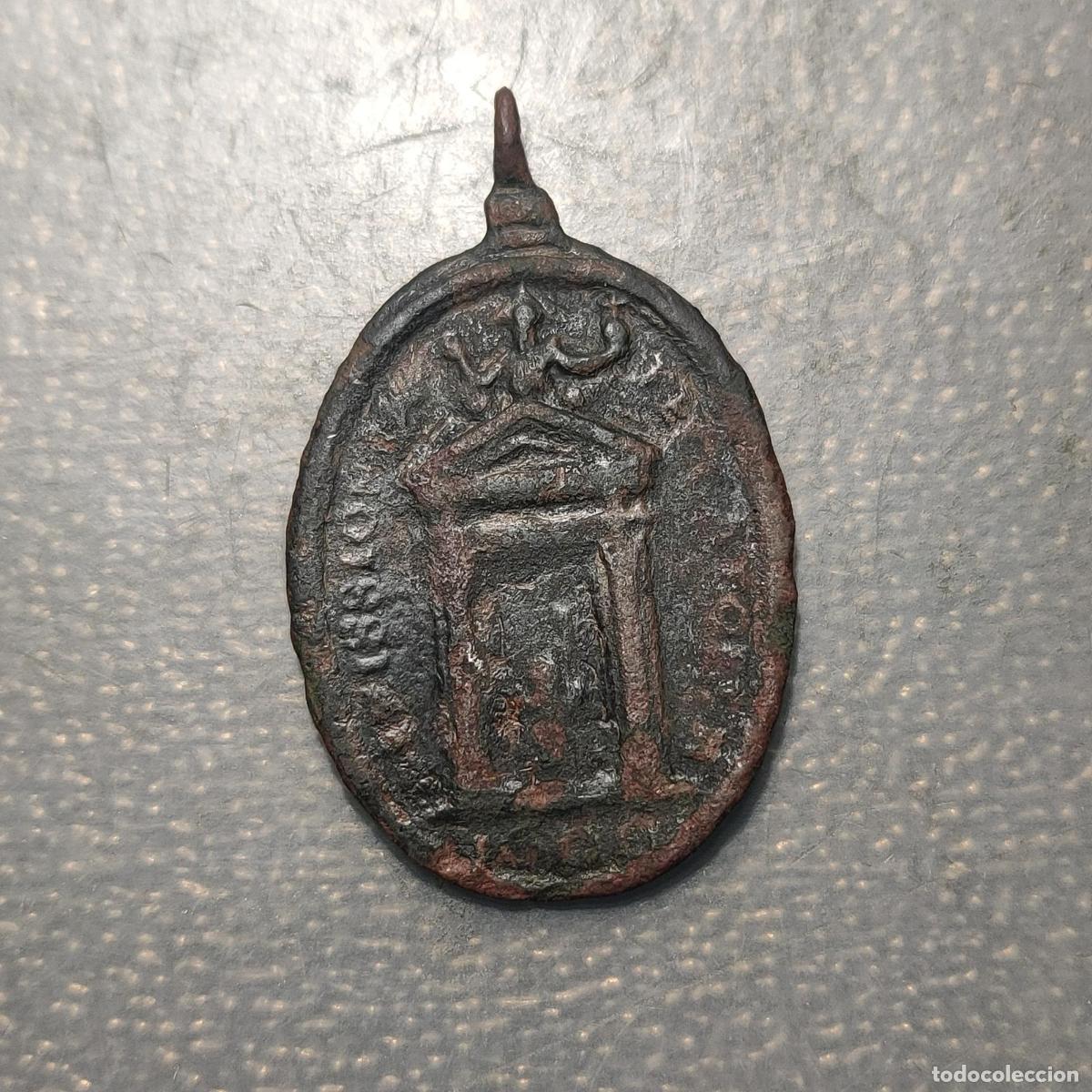 Antig&uuml;edades: MEDALLA RELIGIOSA ROMA SAN FRANCISCO DE ASIS PUERTA SANTA SIGLO XVIII
