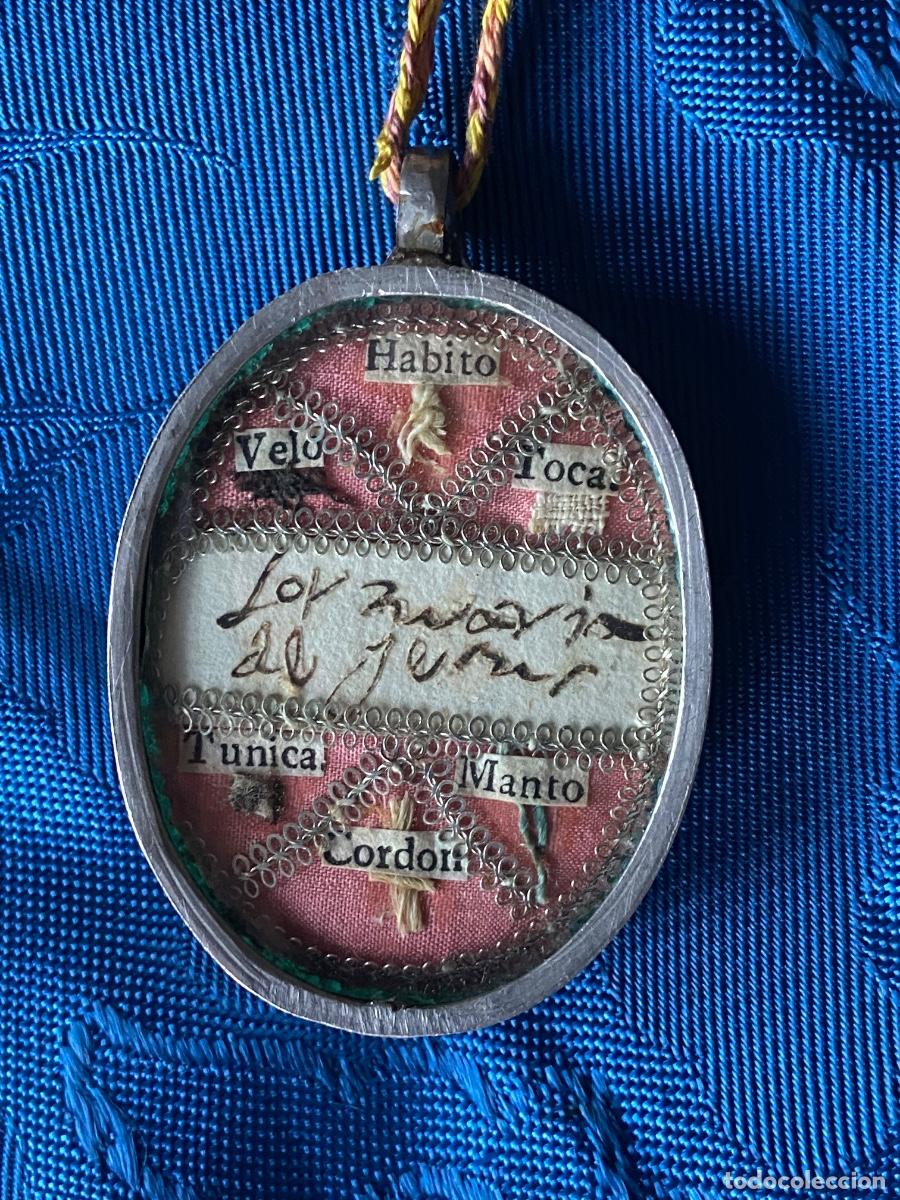 Antig&uuml;edades: MUY ANTIGUO RELICARIO DE SOR MAR&Iacute;A DE JES&Uacute;S DE AGREDA