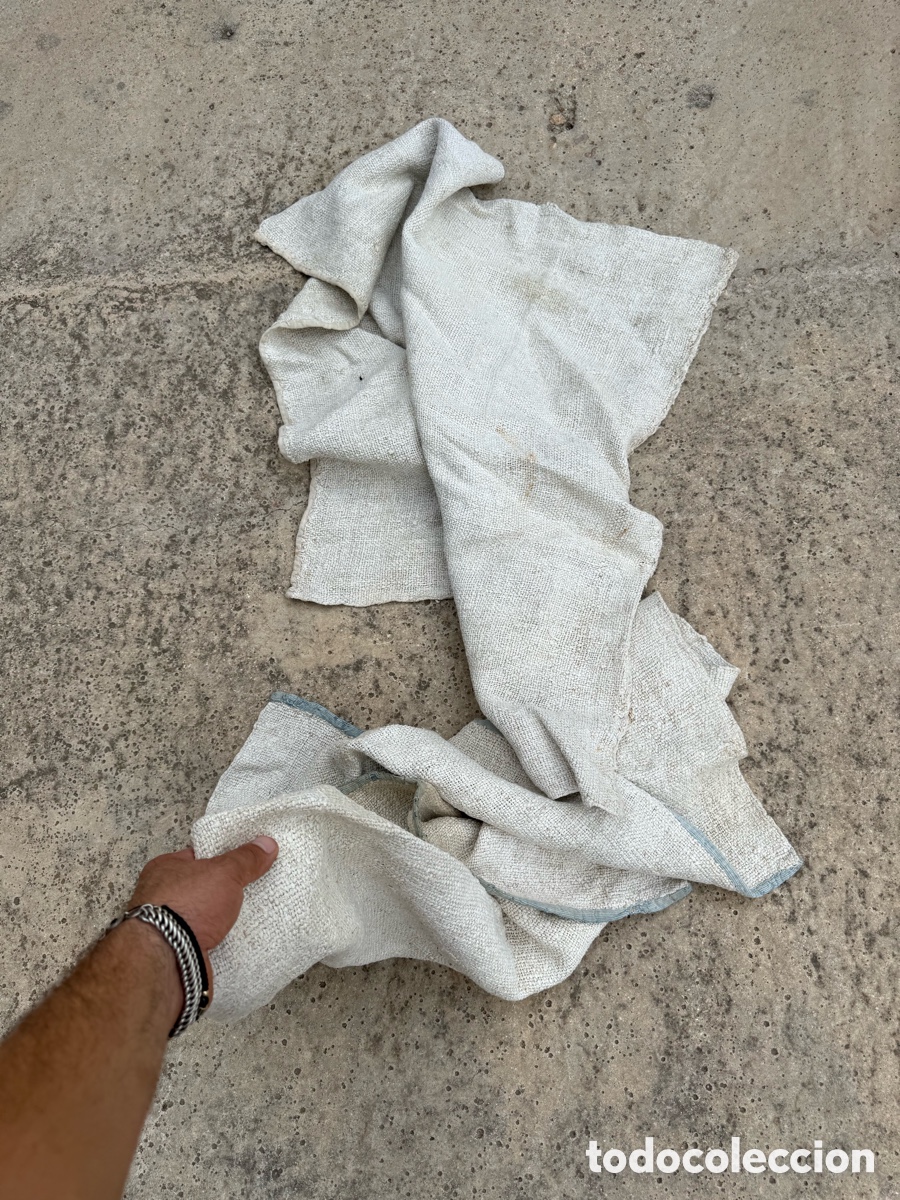 Antig&uuml;edades: Lote 2 peque&ntilde;as mantas antiguas de carro!Sig.XIX