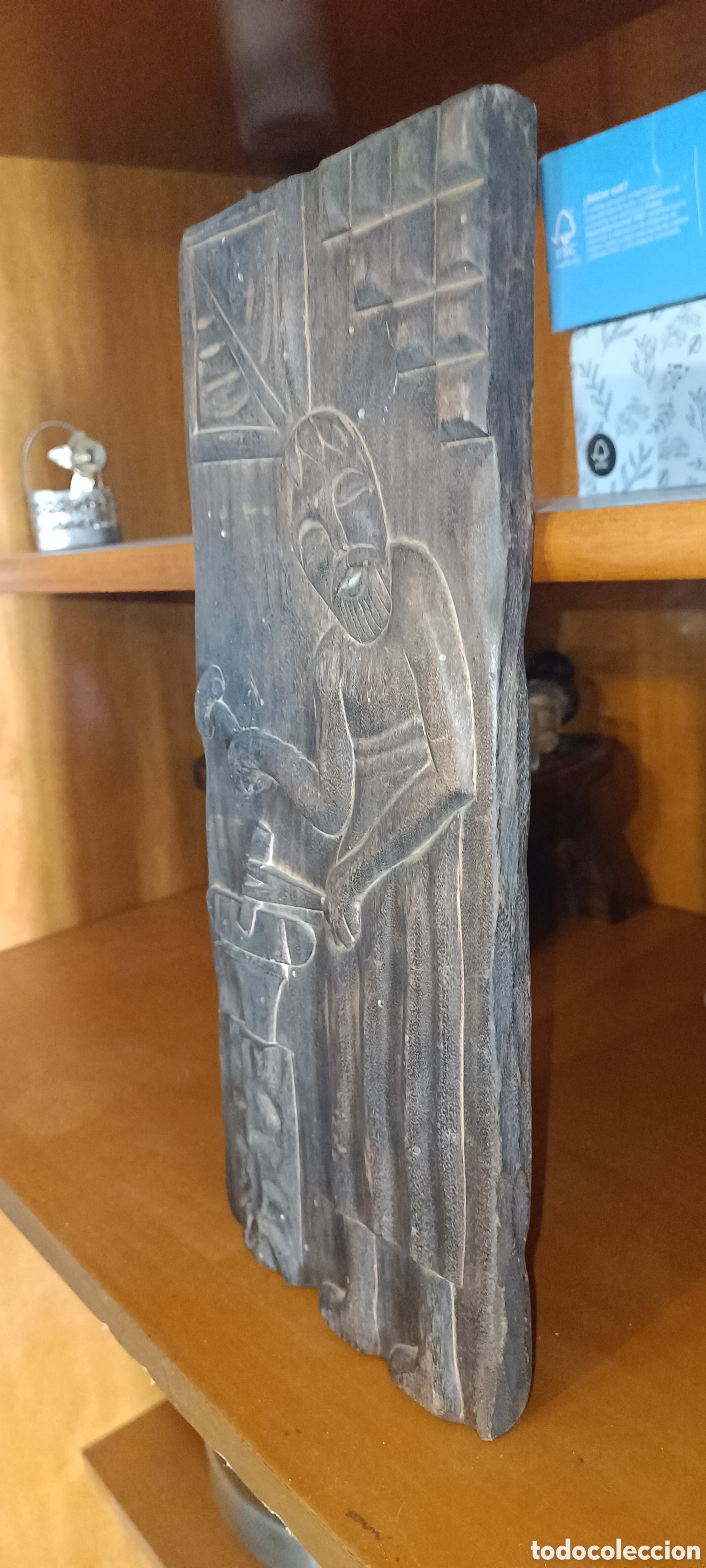 Antig&uuml;edades: Talla de madera antigua - Foto 2