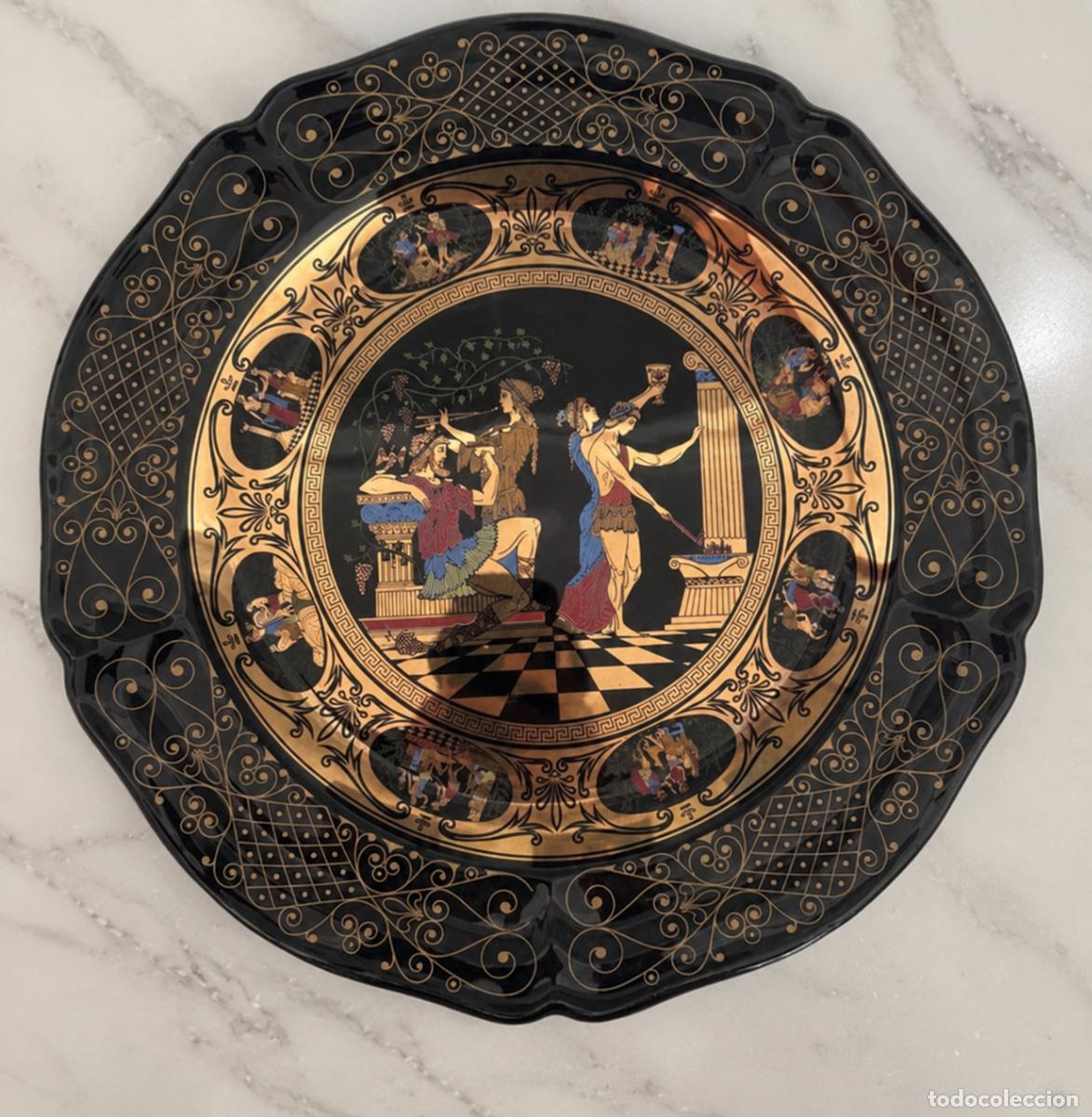 Antig&uuml;edades: Plato Griego 24k Oro (Hecho a mano) - Foto 1