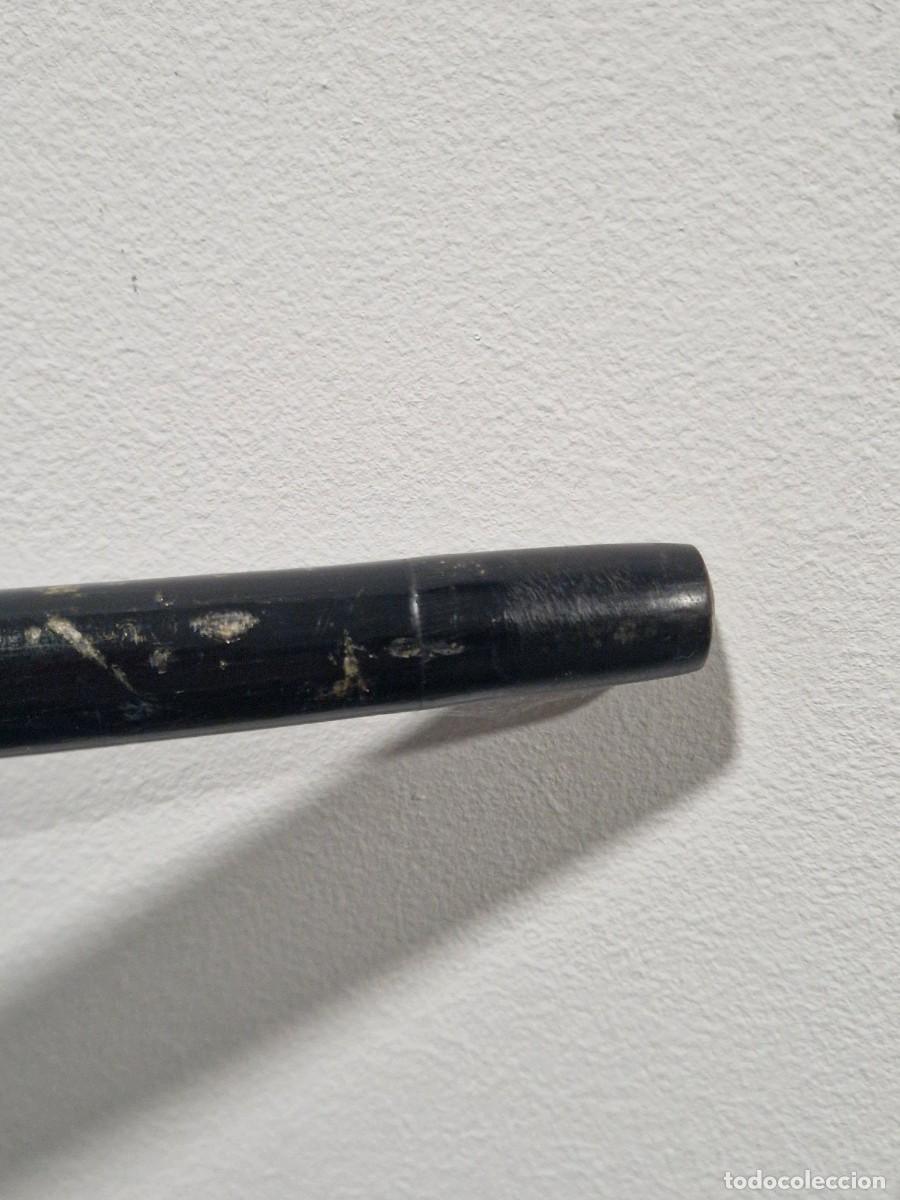Antig&uuml;edades: Bast&oacute;n de pu&ntilde;o de plata 925 y madera de &eacute;bano. - Foto 14