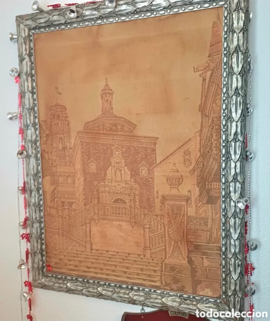 Antig&uuml;edades: Antiguo tapiz de la Calle de la Barchilla.Valencia