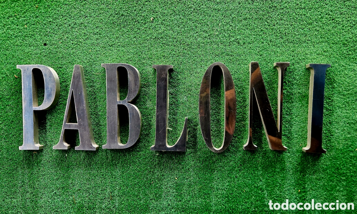 Antig&uuml;edades: Letras de acero vintage - Foto 2