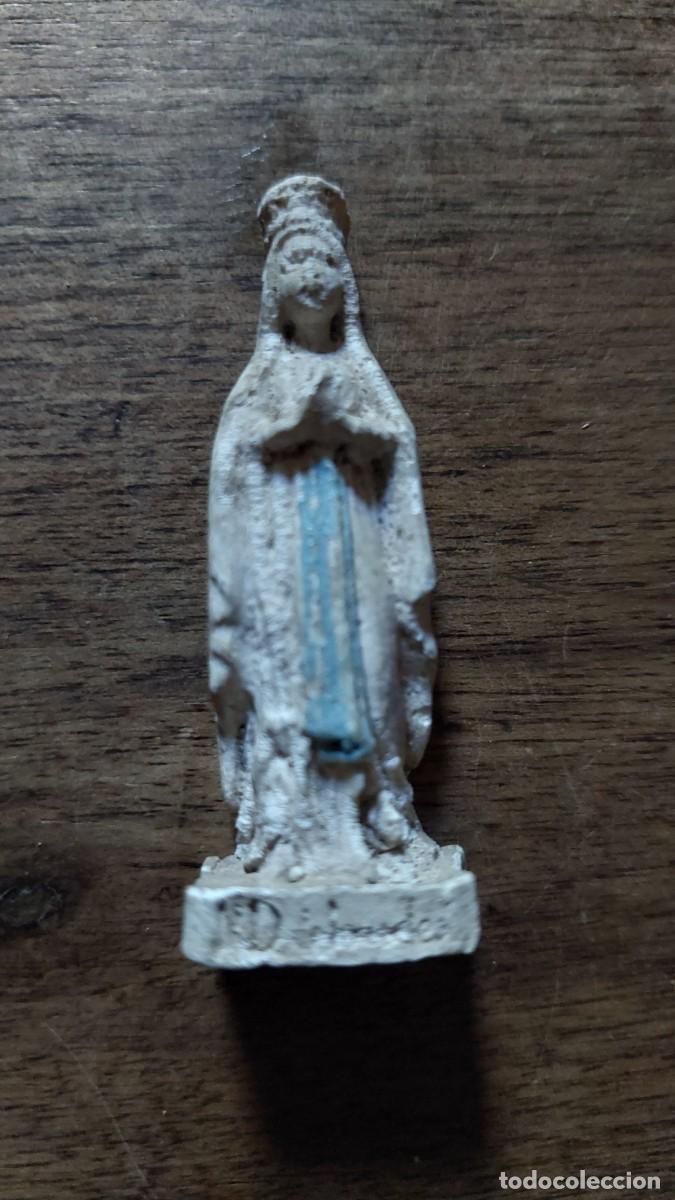 Antig&uuml;edades: Magn&iacute;fica antiguq figurilla de virgen Maria