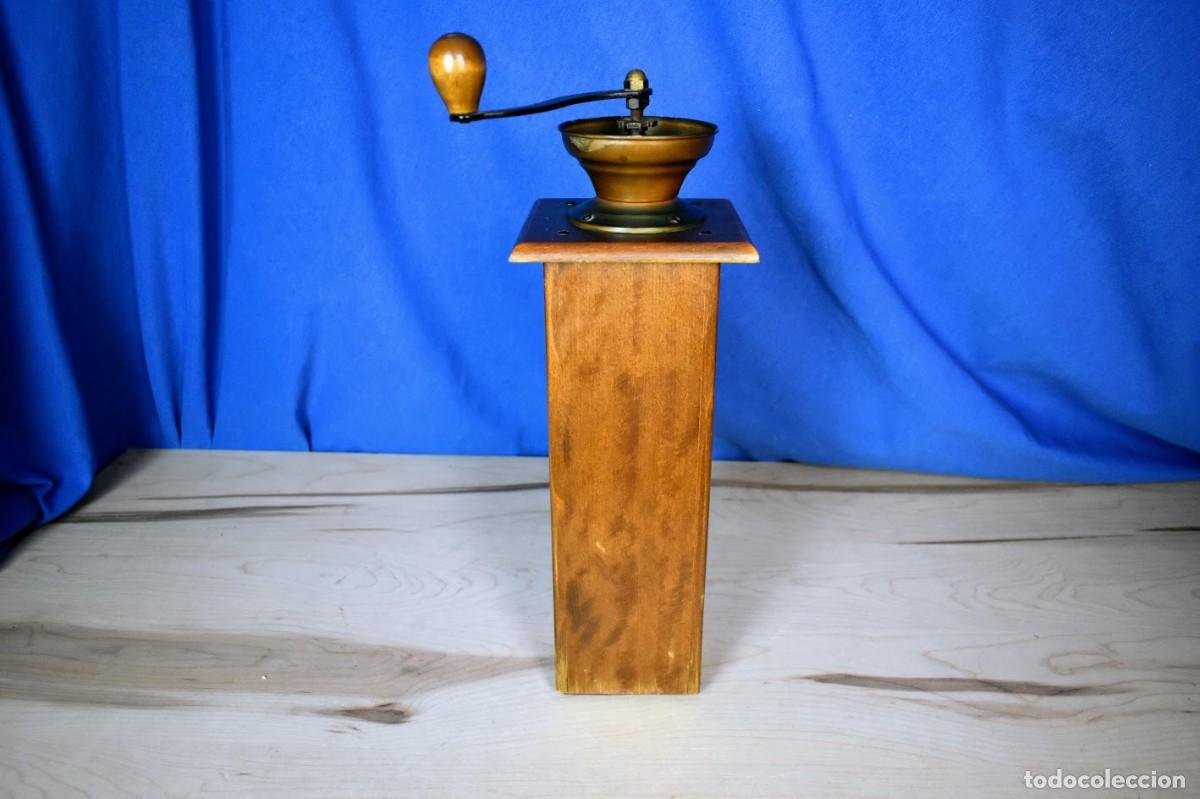 Antig&uuml;edades: Mueble Especiero de Columna en Madera con Molinillo de Caf&eacute; - Foto 7