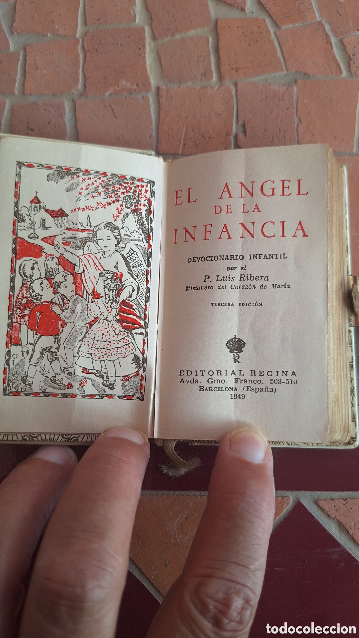 Antig&uuml;edades: Devocionario infantil a&ntilde;o 1949 - Foto 2