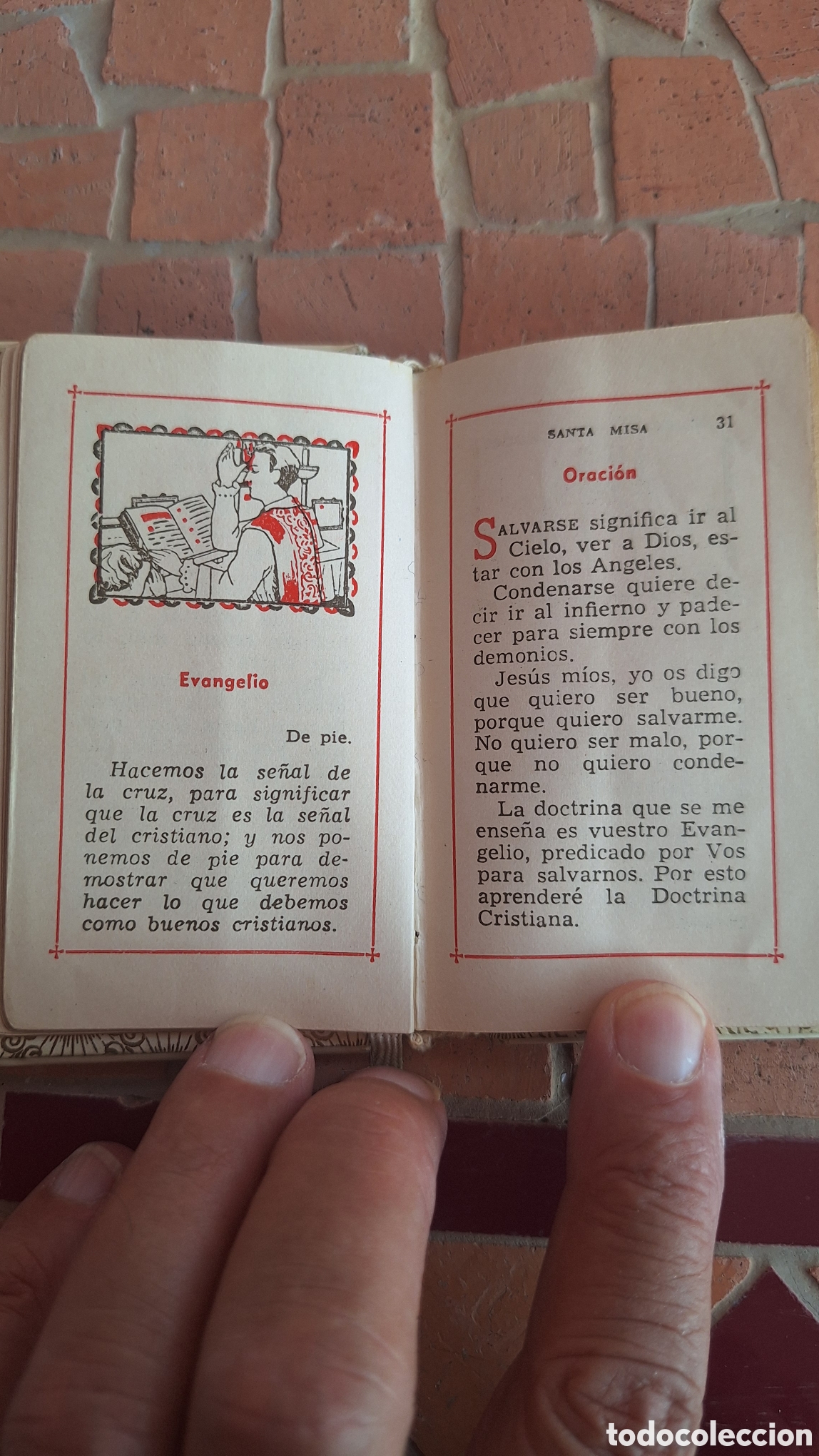 Antig&uuml;edades: Devocionario infantil a&ntilde;o 1949 - Foto 3