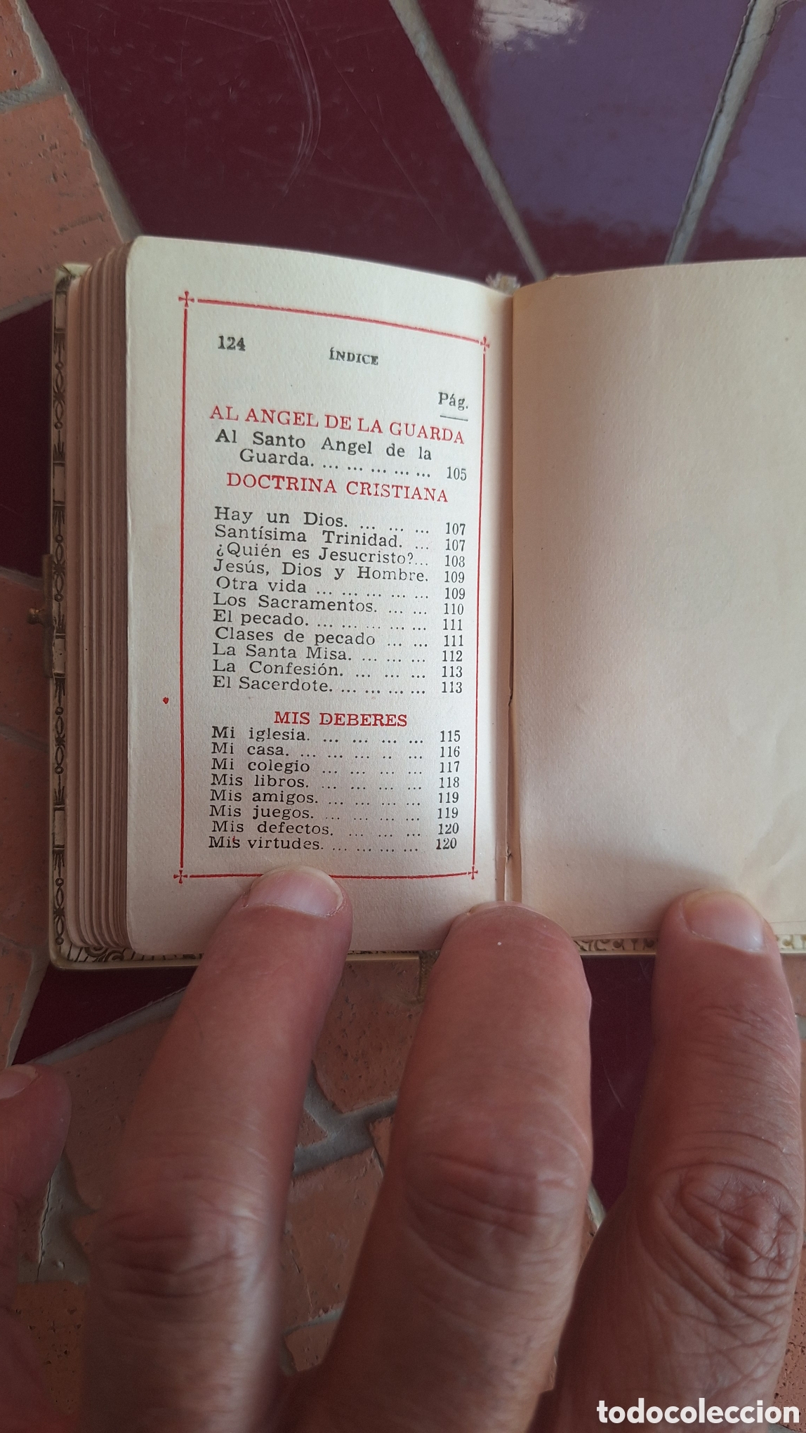 Antig&uuml;edades: Devocionario infantil a&ntilde;o 1949 - Foto 7