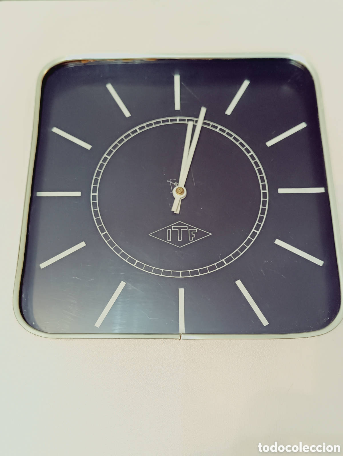 Antig&uuml;edades: Antiguo Reloj Industrial ITF - Foto 2