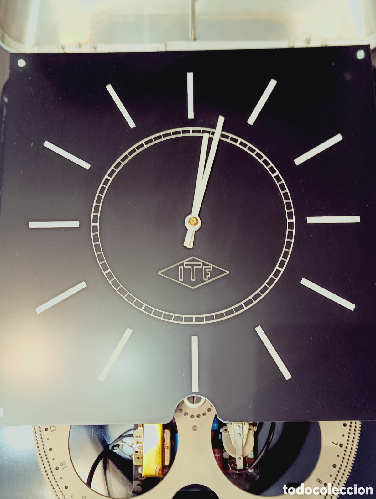 Antig&uuml;edades: Antiguo Reloj Industrial ITF - Foto 8
