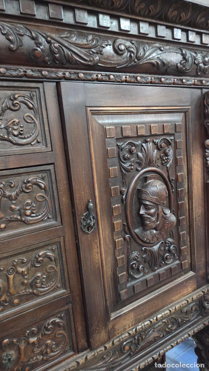 Antig&uuml;edades: mueble bar antiguo del renacimiento - Foto 23