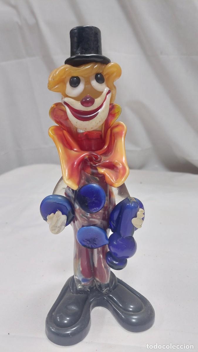 Antig&uuml;edades: Payaso cristal Murano - Foto 1