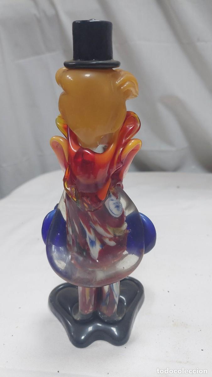 Antig&uuml;edades: Payaso cristal Murano - Foto 3