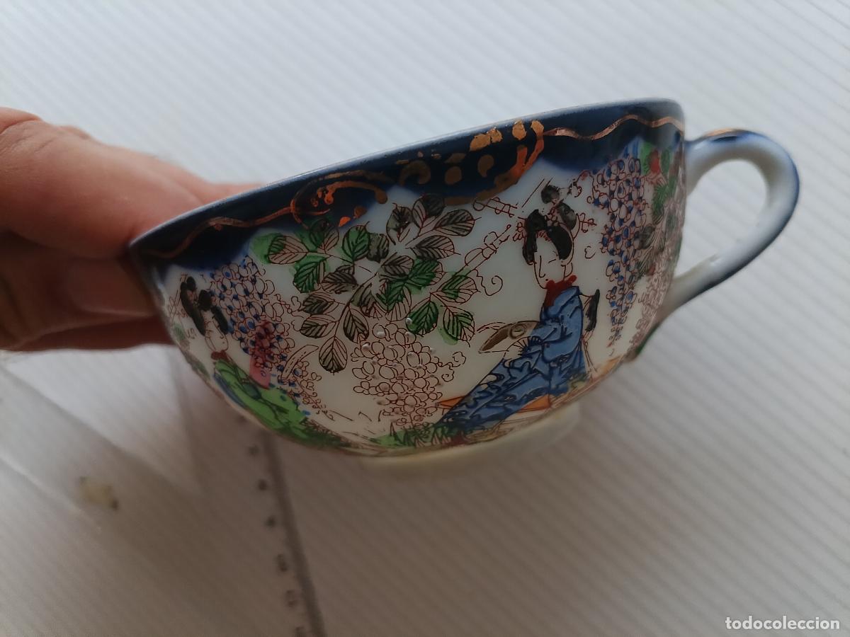 Antig&uuml;edades: Taza de porcelana japonesa. T&eacute;, Jap&oacute;n