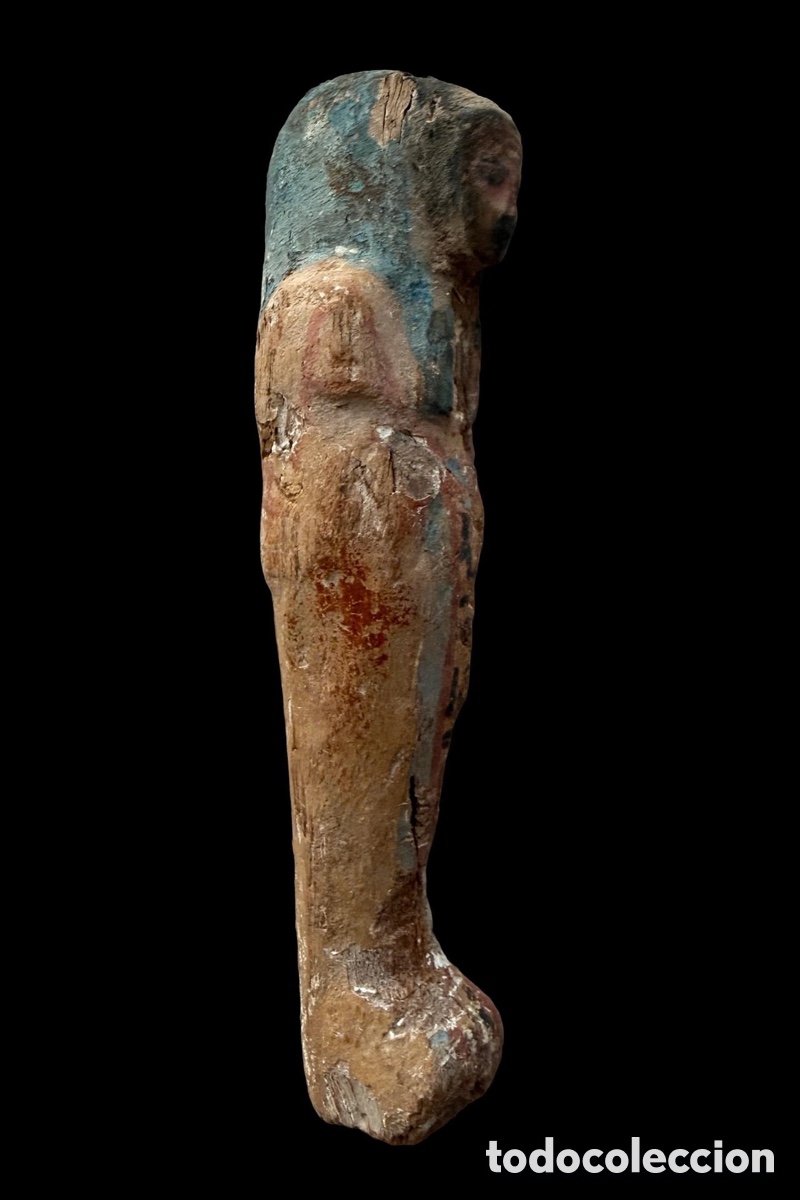 Antig&uuml;edades: Ushabti de madera policromado - Foto 3