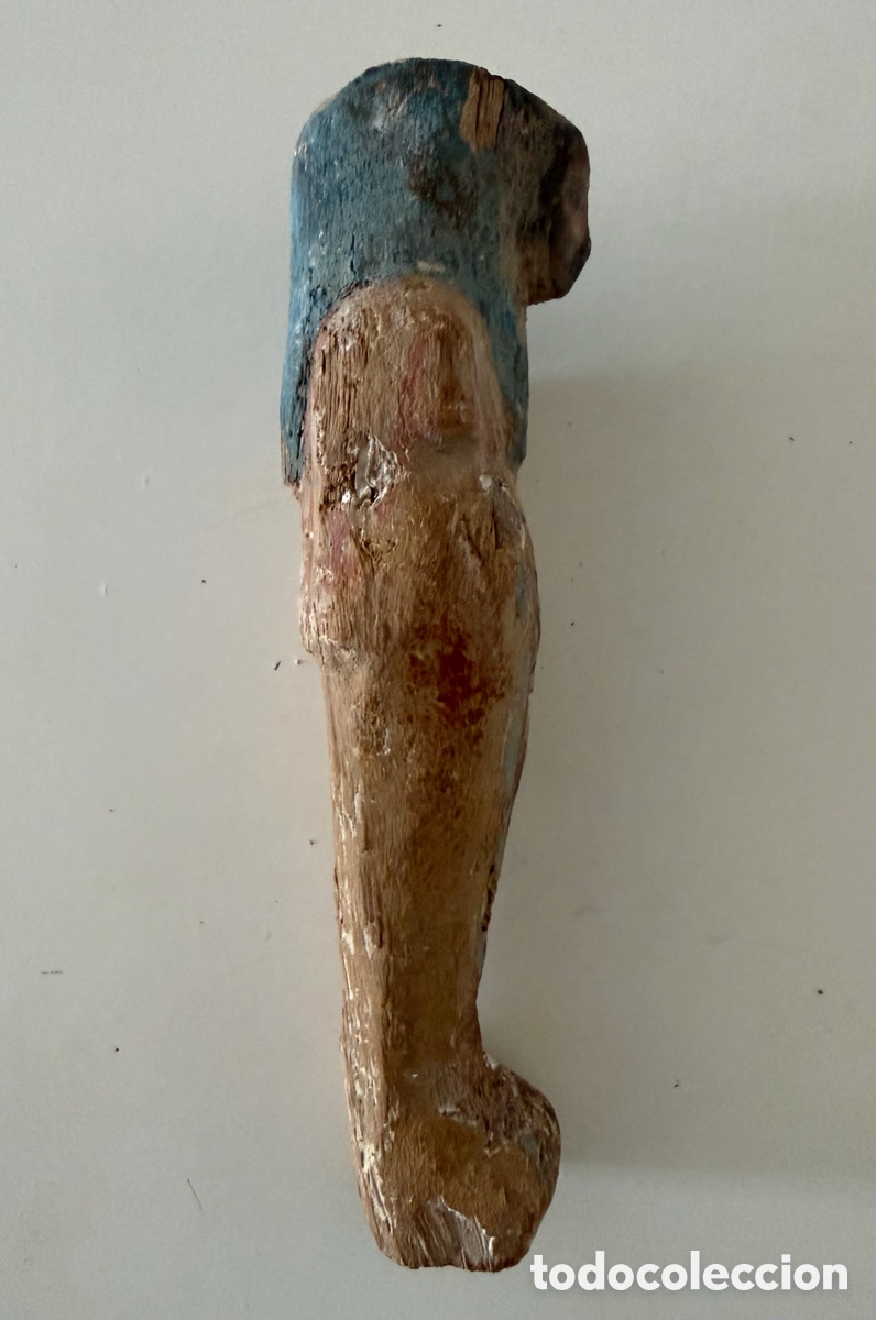 Antig&uuml;edades: Ushabti de madera policromado - Foto 5