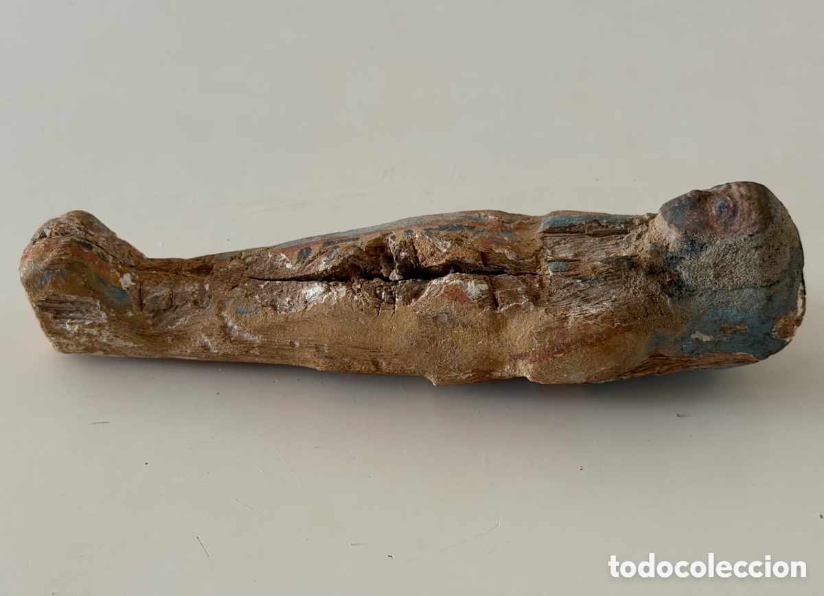 Antig&uuml;edades: Ushabti de madera policromado - Foto 7