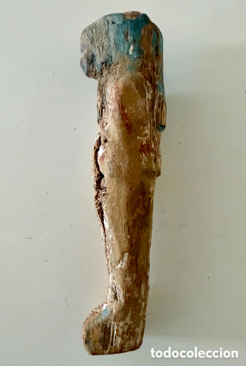 Antig&uuml;edades: Ushabti de madera policromado - Foto 8