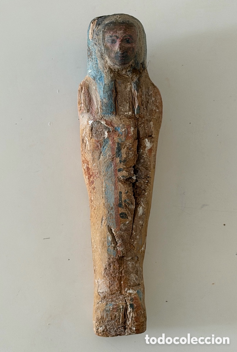 Antig&uuml;edades: Ushabti de madera policromado - Foto 9
