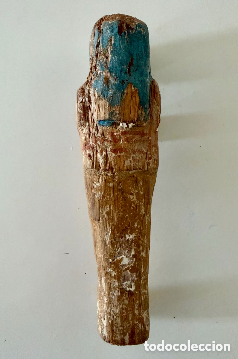 Antig&uuml;edades: Ushabti de madera policromado - Foto 11