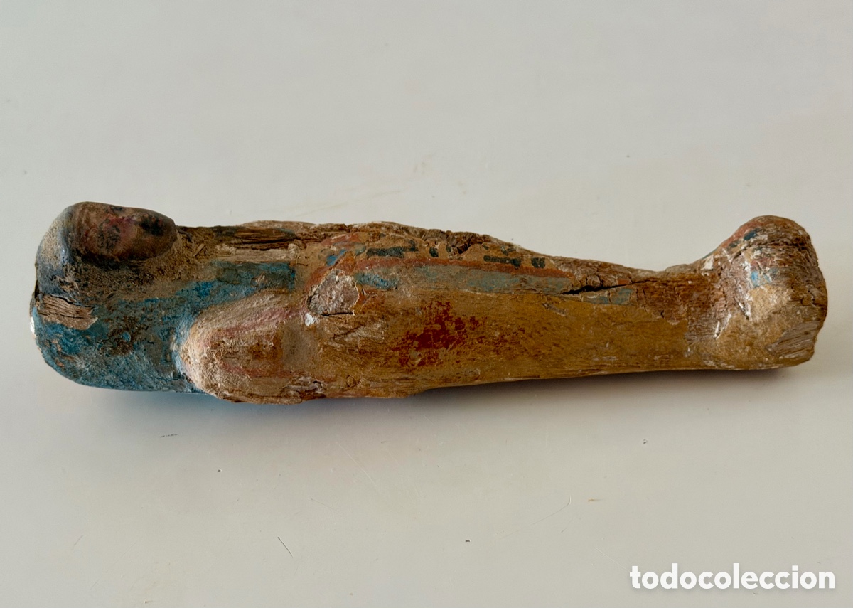 Antig&uuml;edades: Ushabti de madera policromado - Foto 12