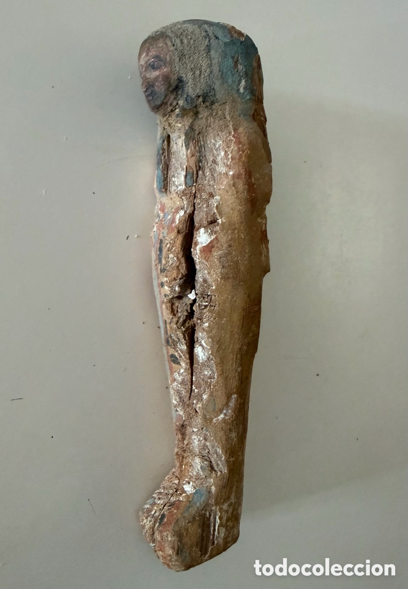 Antig&uuml;edades: Ushabti de madera policromado - Foto 13