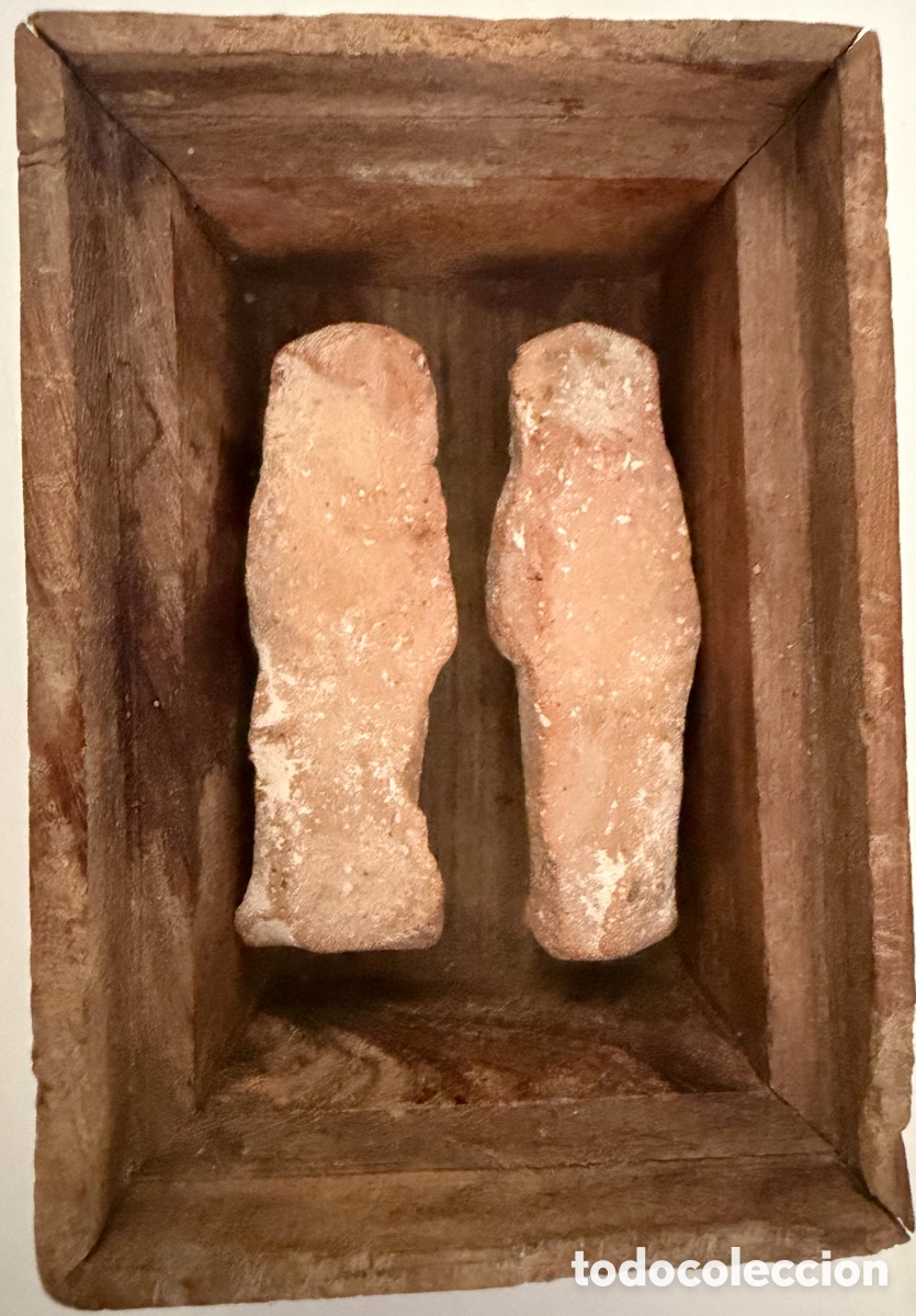 Antig&uuml;edades: Par de Ushabtis de terracota - Foto 7