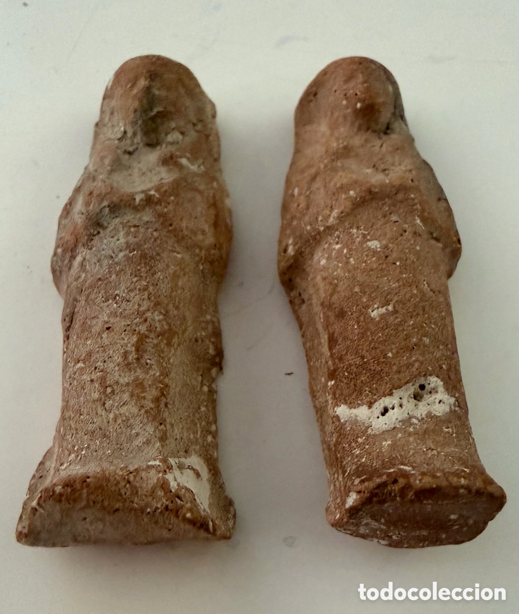 Antig&uuml;edades: Par de Ushabtis de terracota - Foto 8