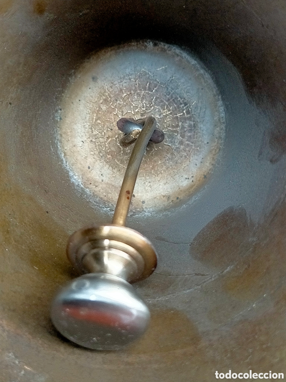 Antig&uuml;edades: CAMPANA BRONCE INSCRIPCI&Oacute;N 1824 - Foto 5