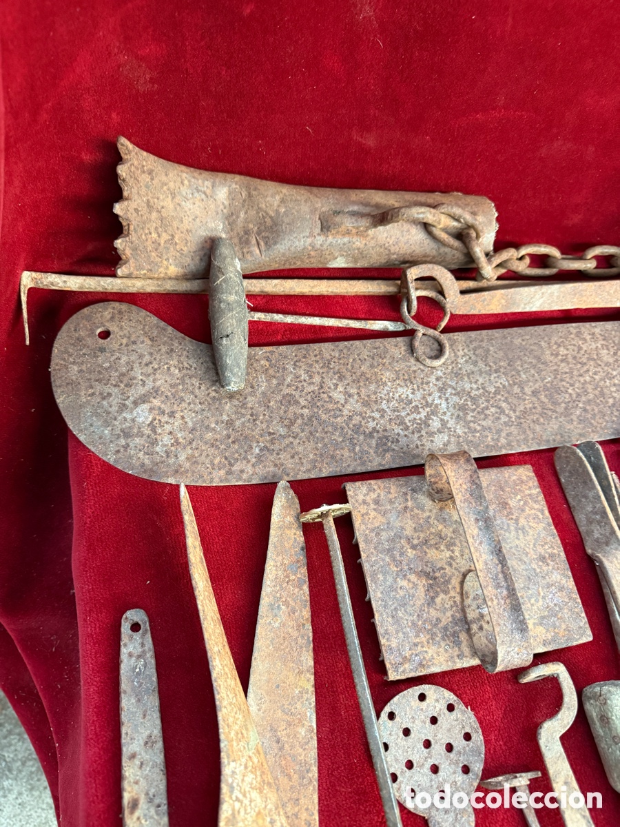 Antig&uuml;edades: Gran lote de herramientas antiguas de forja! - Foto 3