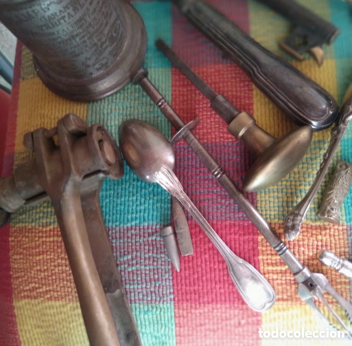 Antig&uuml;edades: Lote objetos antig&uuml;edades a catalogar - Foto 2