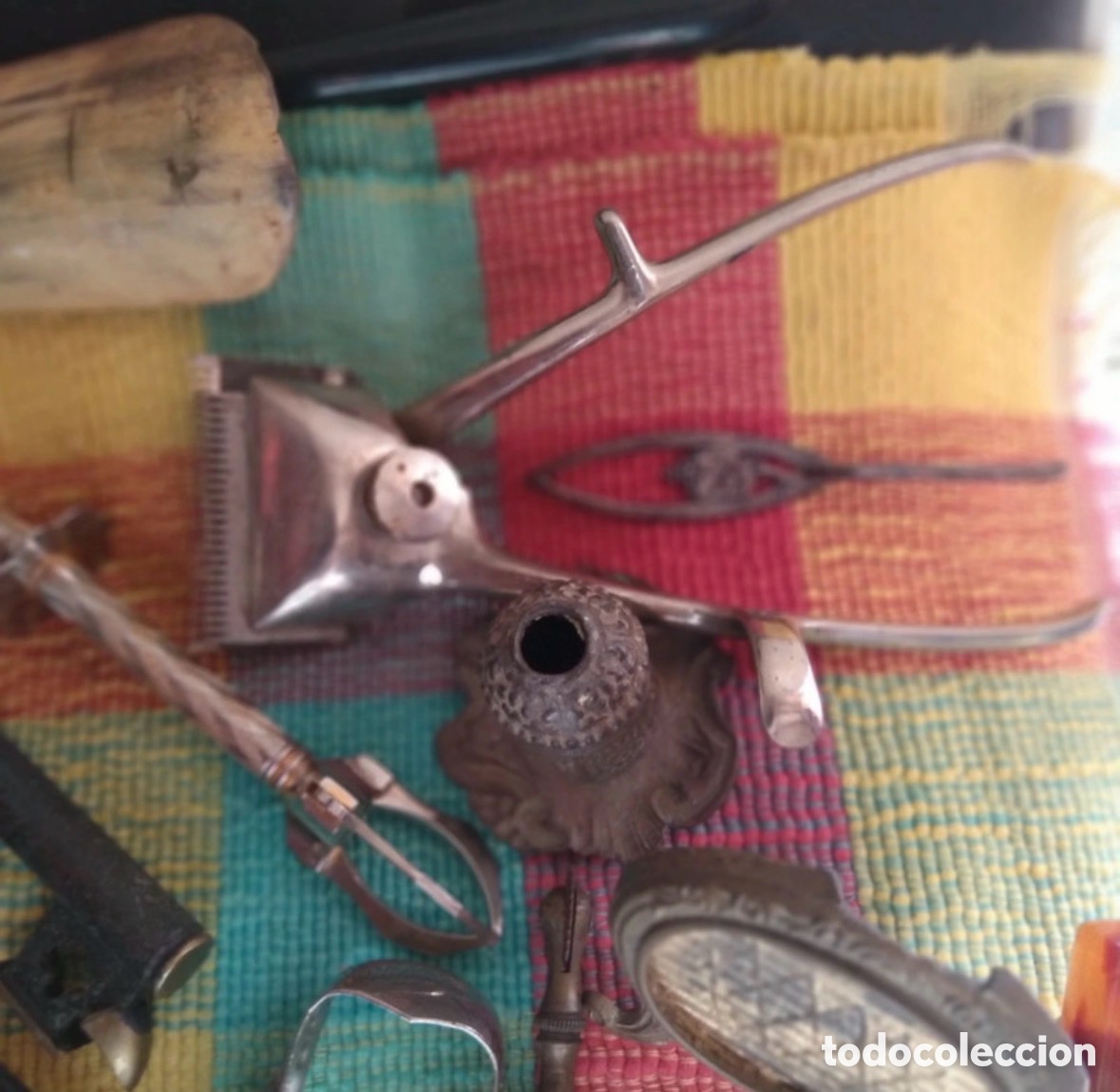 Antig&uuml;edades: Lote objetos antig&uuml;edades a catalogar - Foto 8