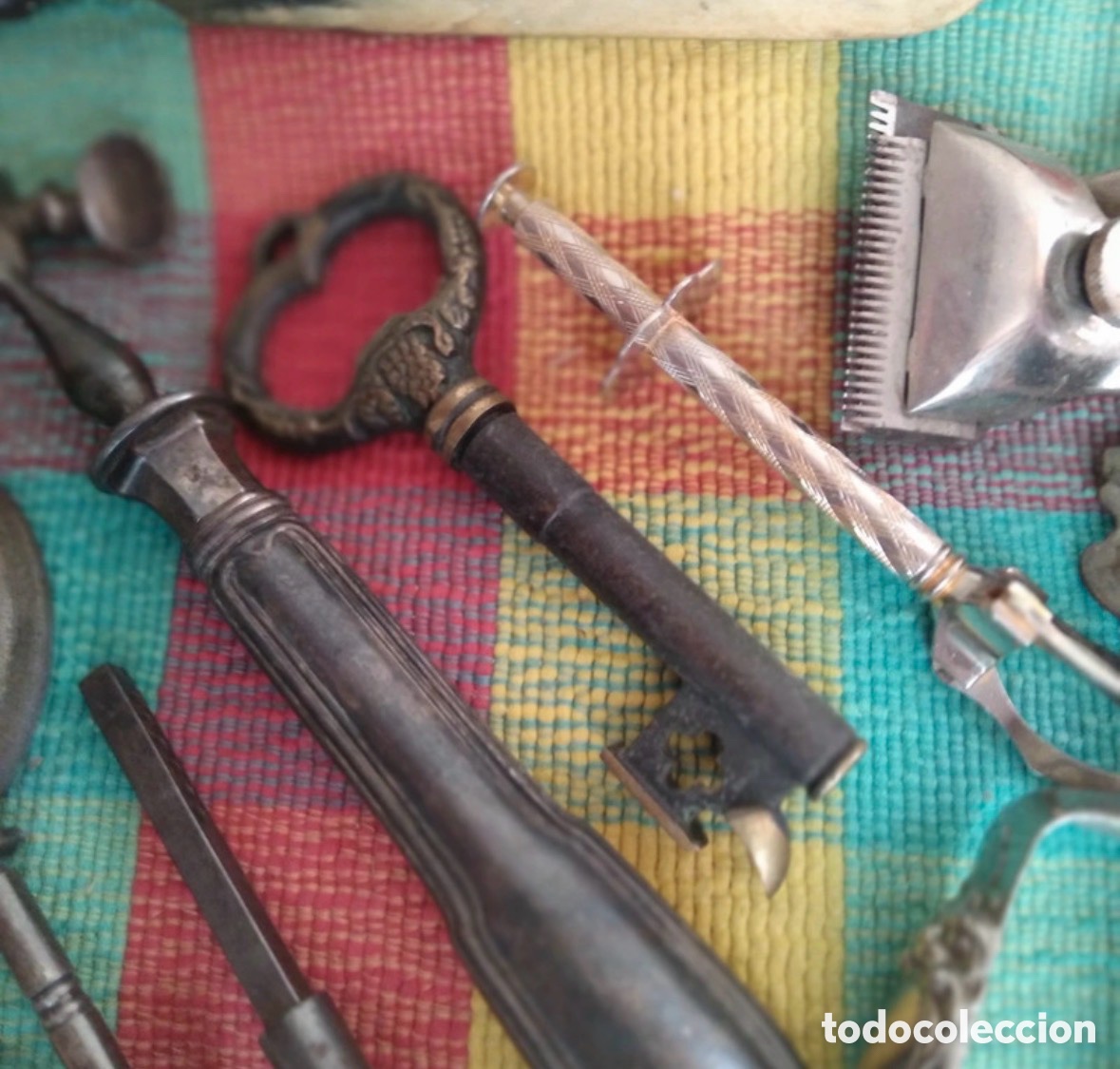 Antig&uuml;edades: Lote objetos antig&uuml;edades a catalogar - Foto 9