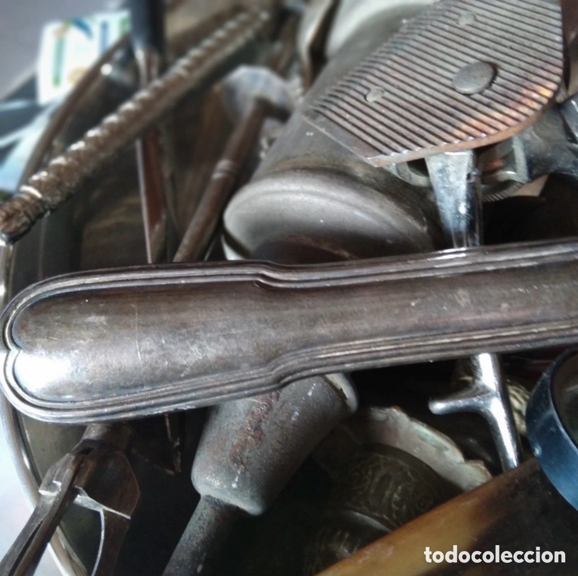 Antig&uuml;edades: Lote objetos antig&uuml;edades a catalogar - Foto 17