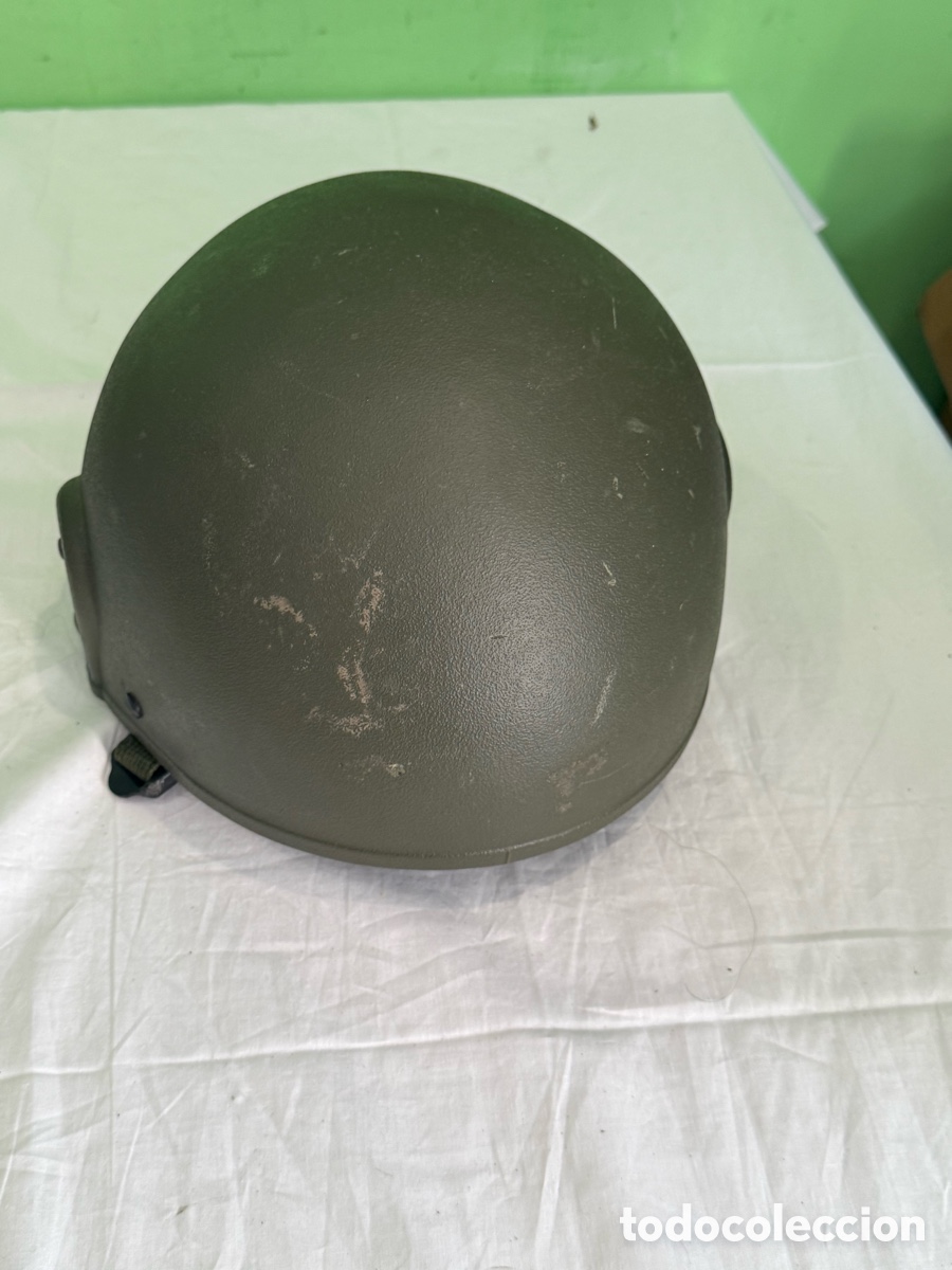 Antig&uuml;edades: Casco militar brit&aacute;nico GS Mk6 original &ndash; 1989/90, talla Small, NATO