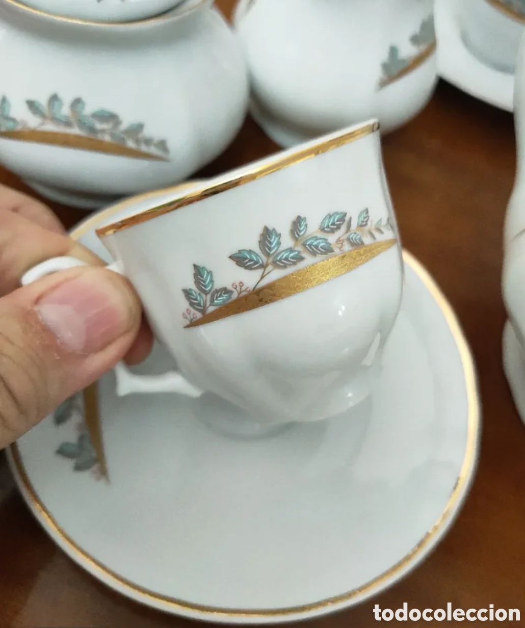 Antig&uuml;edades: Juego de caf&eacute; Apulum 27 piezas - Foto 8