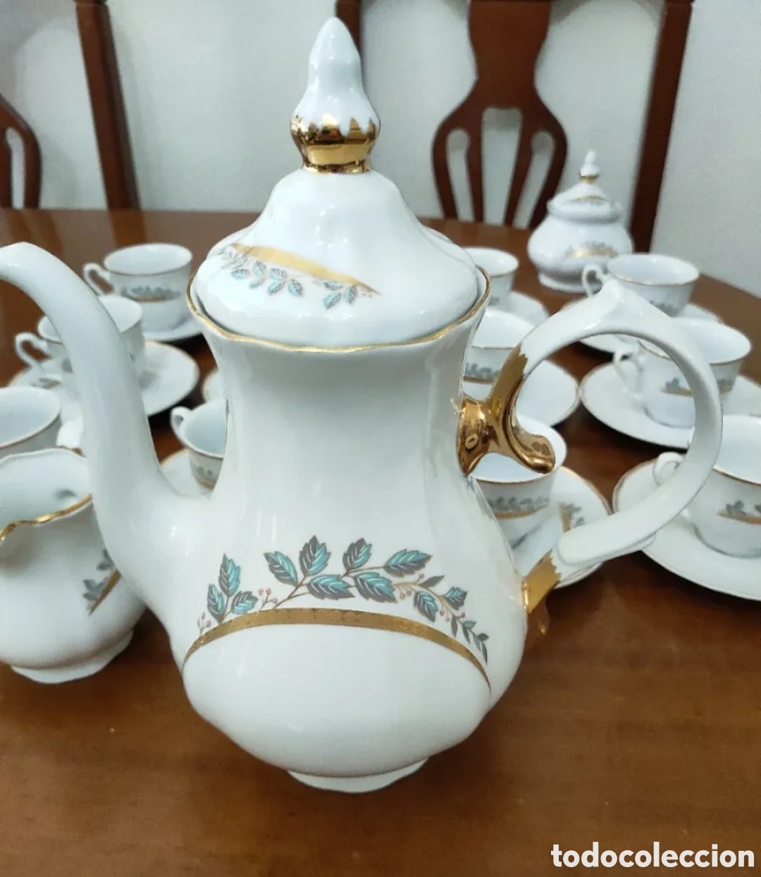 Antig&uuml;edades: Juego de caf&eacute; Apulum 27 piezas - Foto 15