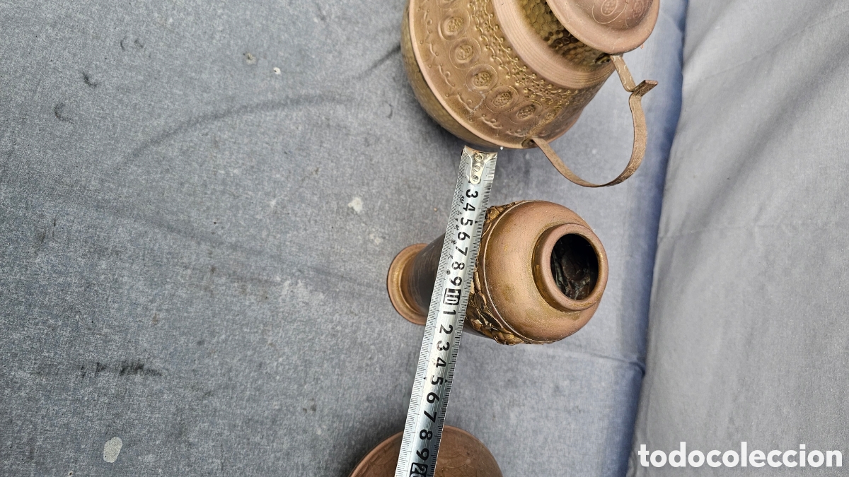 Antig&uuml;edades: Conjunto de lat&oacute;n ..... - Foto 10