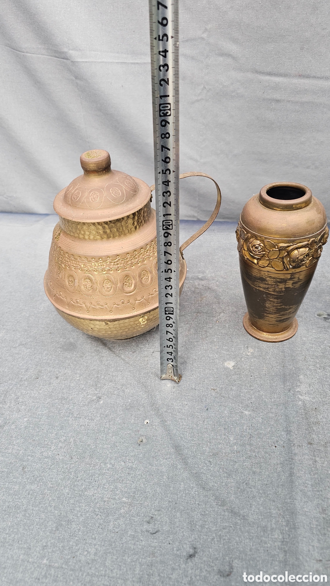Antig&uuml;edades: Conjunto de lat&oacute;n ..... - Foto 12
