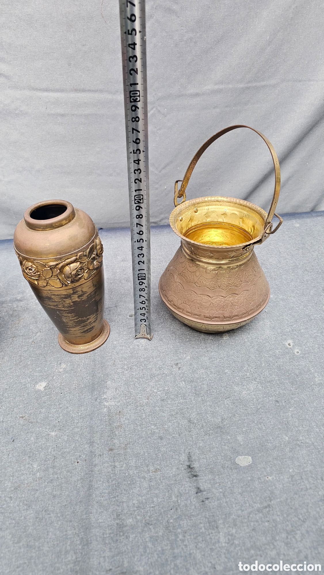 Antig&uuml;edades: Conjunto de lat&oacute;n ..... - Foto 13