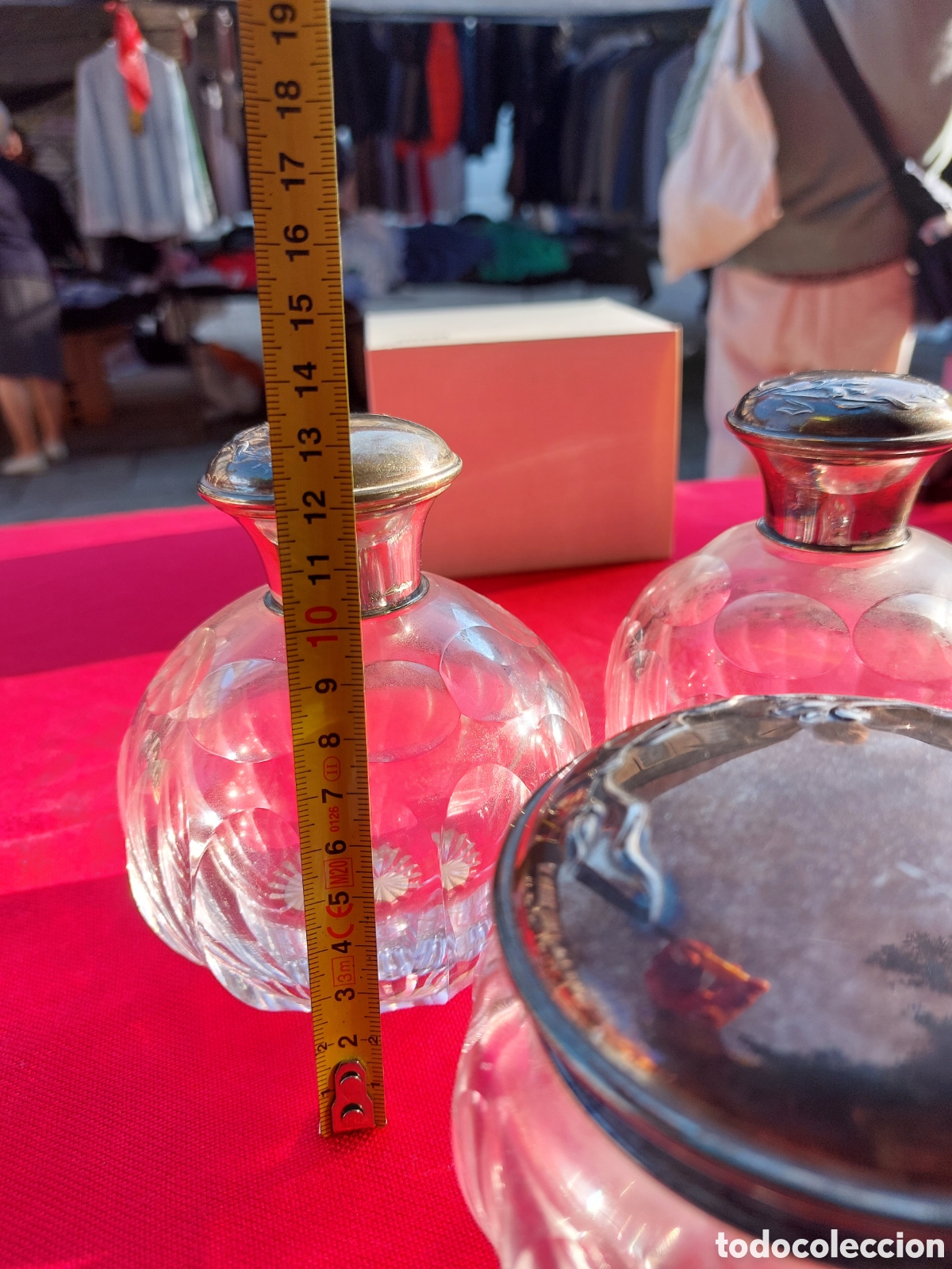 Antig&uuml;edades: Juego de tocador plata - Foto 6