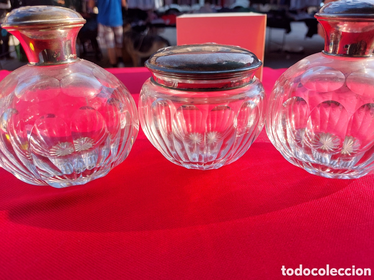 Antig&uuml;edades: Juego de tocador plata