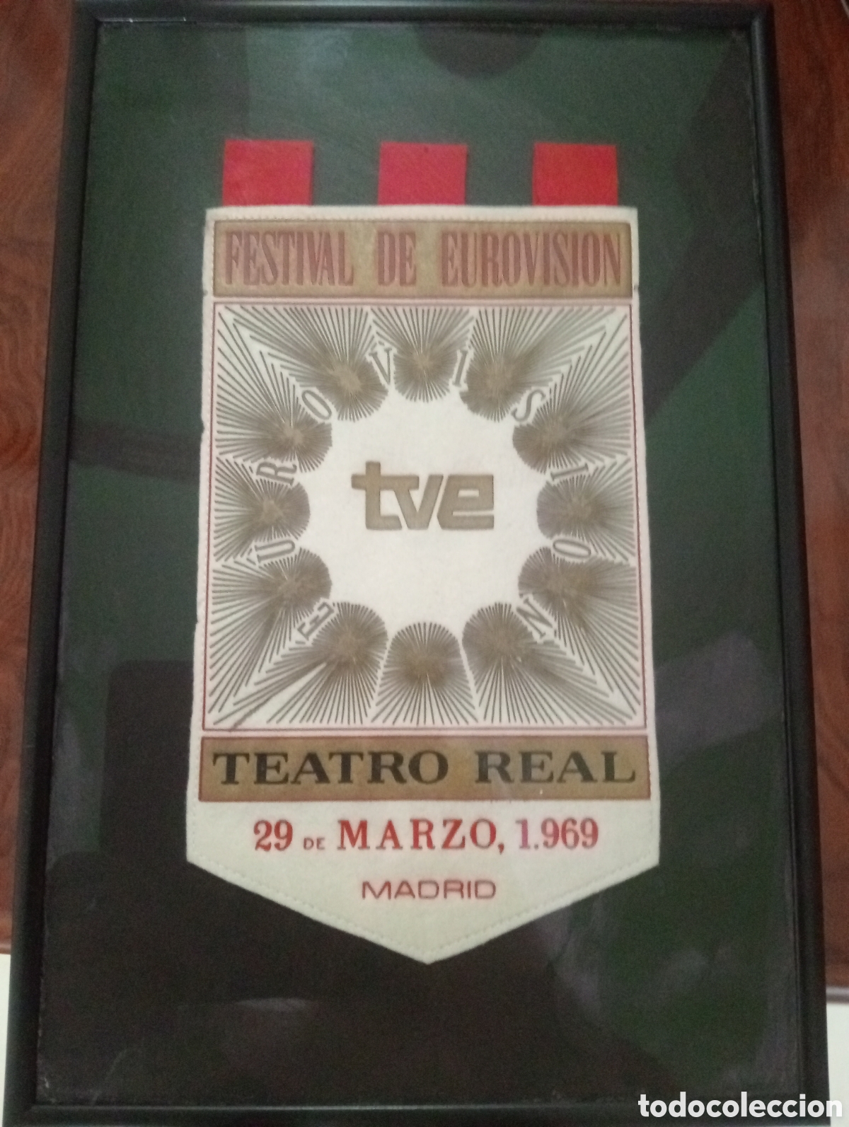 Antiquit&auml;ten: Tapiz Eurovisi&oacute;n Teatro Real 1969
