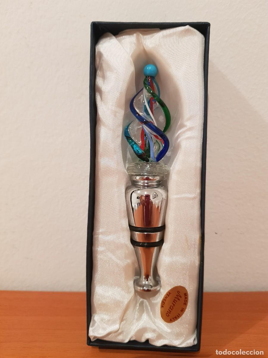 Antiquit&eacute;s: TAPON DE CRISTAL DE MURANO