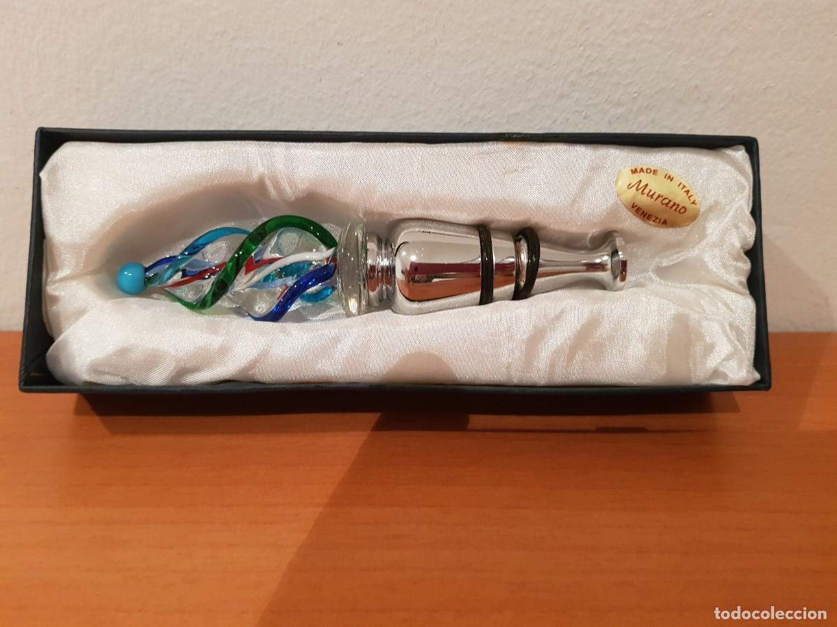 Antig&uuml;edades: TAPON DE CRISTAL DE MURANO - Foto 2