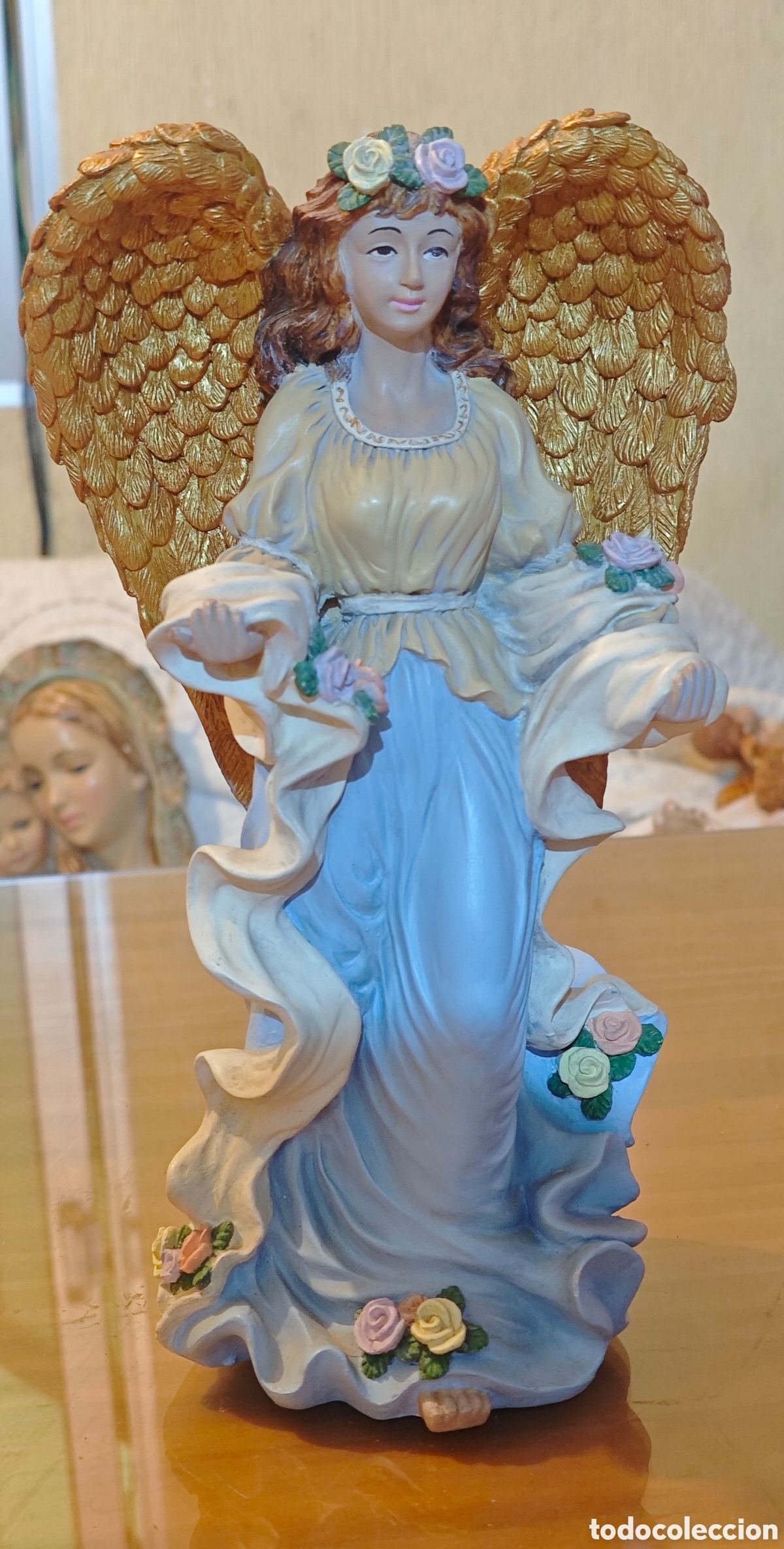 Antig&uuml;edades: Antigua Figura de Mujer o &Aacute;ngel.