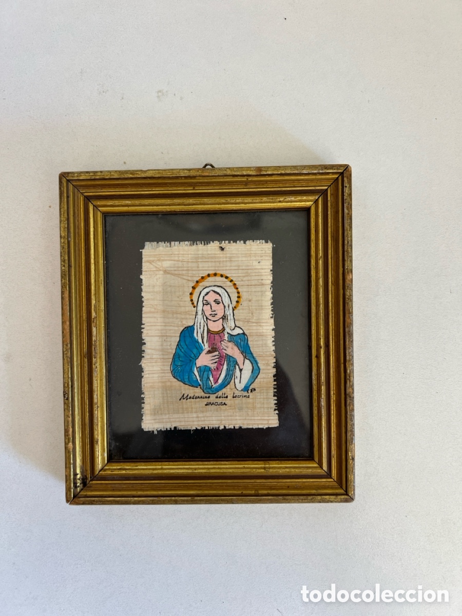 Antig&uuml;edades: Madonnina delle Lacrime&rdquo; Papyrus Icon (Siracusa, Italy)